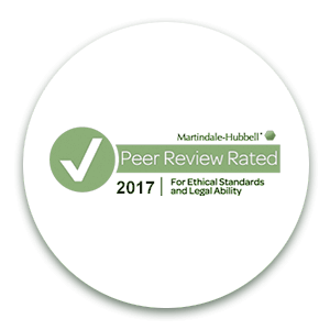 Peer Review Rating TM from Martindale-Hubbell
